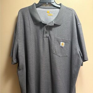 Carhartt K570‎ Gray Pocket Polo 3XL Original Fit Workwear